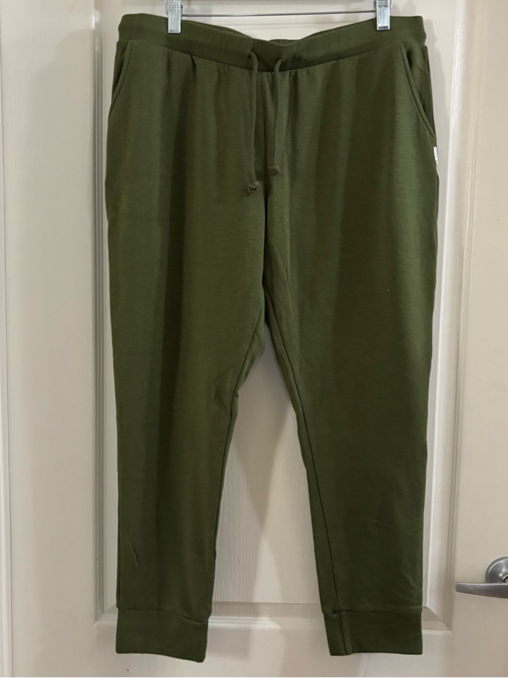 Men's Olive Drawstring Jogger Pants